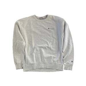 Champion Powerblend Fleece Crewneck Sweatshirt Men's Size Large Gray Pullover